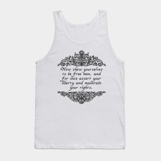 Shew Yourselves Flourish (Back Print) Tank Top